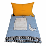 Bedding comforter with animal patchwork for Junior